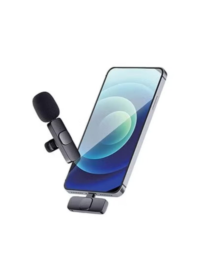 K8 Wireless Lapel Microphone Plug and Play for iPhone - Image 1